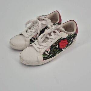 Kate Spade Sneakers ACE Rose Women's Size 8 Floral Embroidered